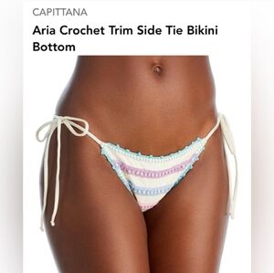 Capittana Aria String Bikini Bottom Size Medium NWT RV$99!